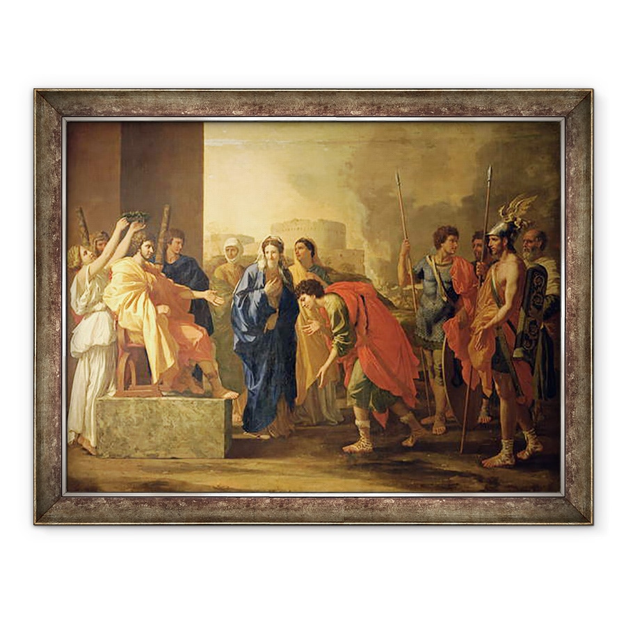 Tablou inramat - Nicolas Poussin - Continenta lui Scipio, 60 x 80 cm