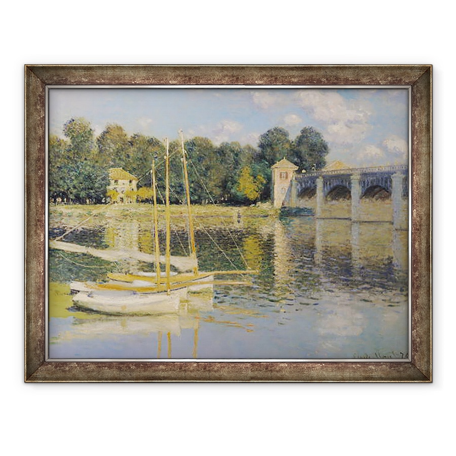 Tablou inramat - Claude Monet - Podul de la Argenteuil II, 60 x 80 cm