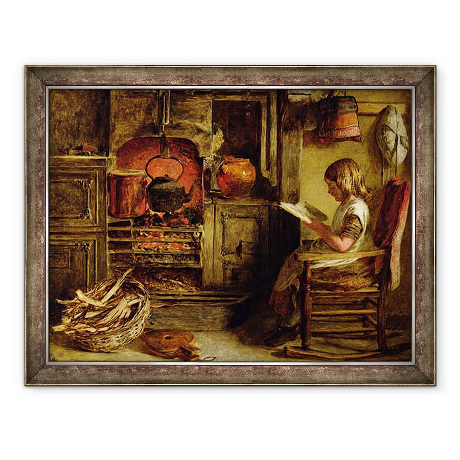 Tablou inramat - John Dawson Watson - Cabana semineul, 60 x 80 cm
