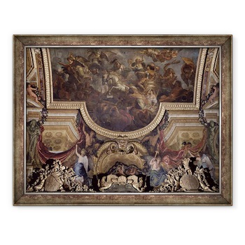 Tablou inramat - Charles Le Brun - Pasajul pe Rin in prezenta dusmanilor 1672, 60 x 80 cm Tablou inramat - Charles Le Brun - Pasajul pe Rin in prezenta dusmanilor 1672, 60 x 80 cm