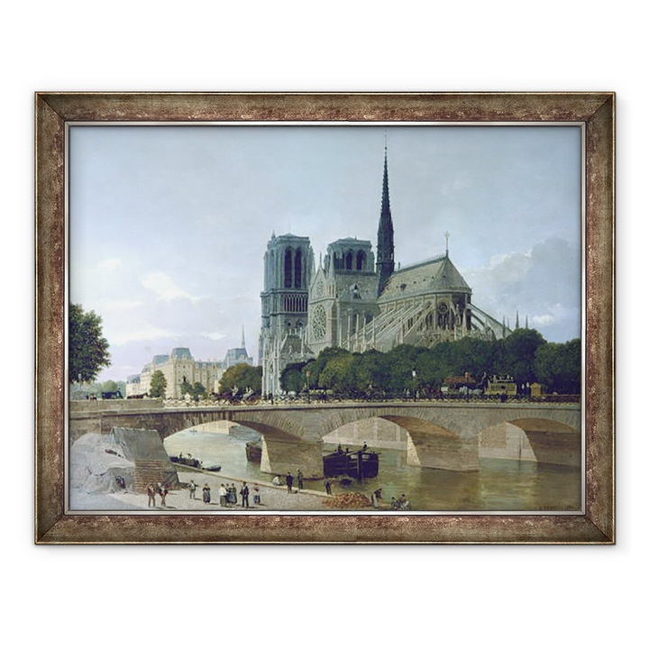 Tablou inramat - Felix Benoist - Notre Dame, Paris, 70 x 90 cm