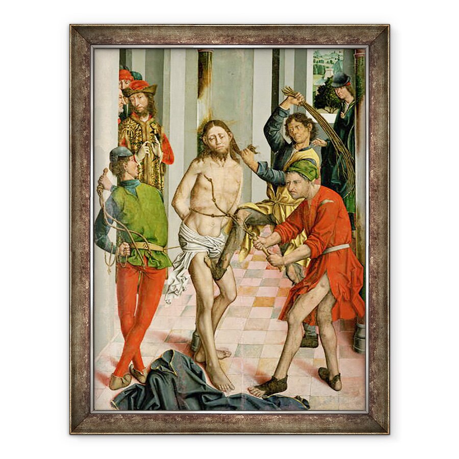 Tablou inramat - Fernando Gallego - Flagelarea, 60 x 80 cm