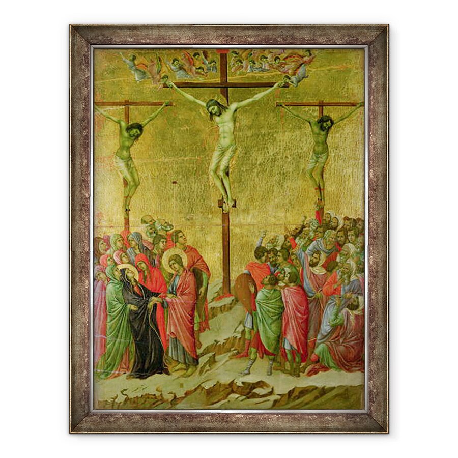 Tablou inramat - Duccio di Buoninsegna - Crucifixion, 60 x 80 cm