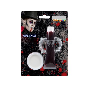 Set machiaj vampir Halloween, Funny Party Shop Set machiaj vampir Halloween, Funny Party Shop
