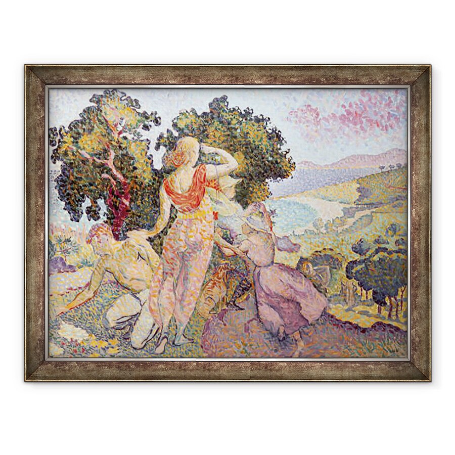 Tablou inramat - Henri-Edmond Cross - Excursionistii, 60 x 80 cm