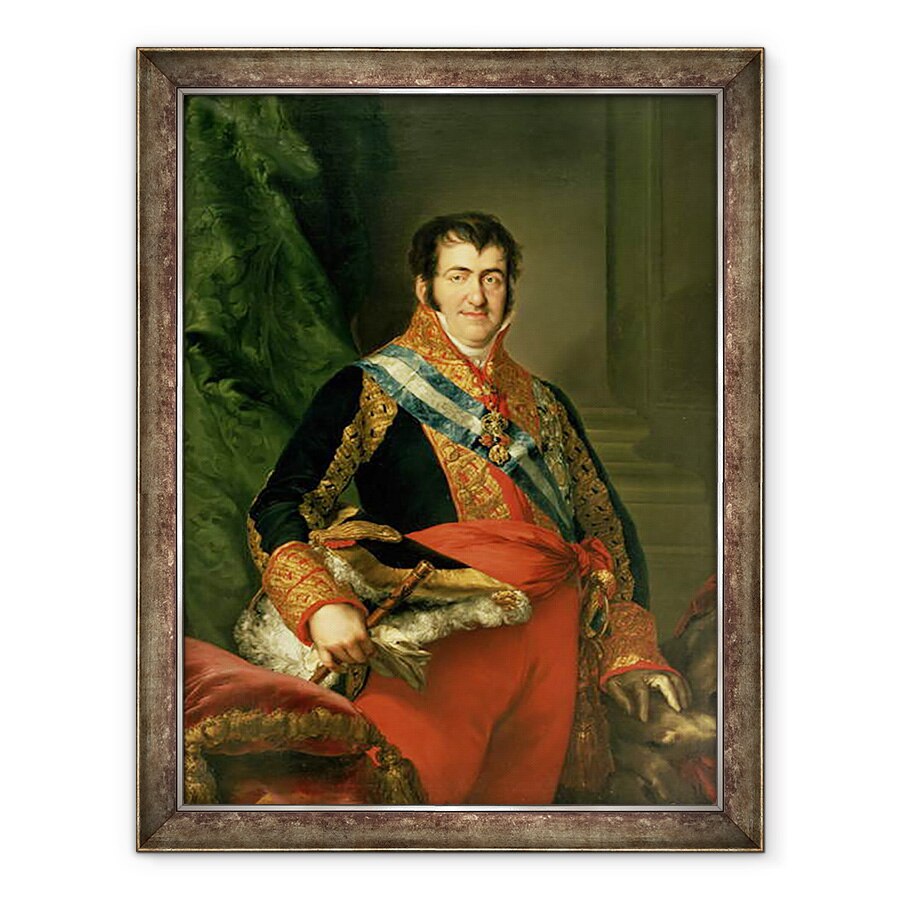 Tablou inramat - Luis Lopez Piquer - Ferdinand VII 1784-1833 1808-11, 60 x 80 cm