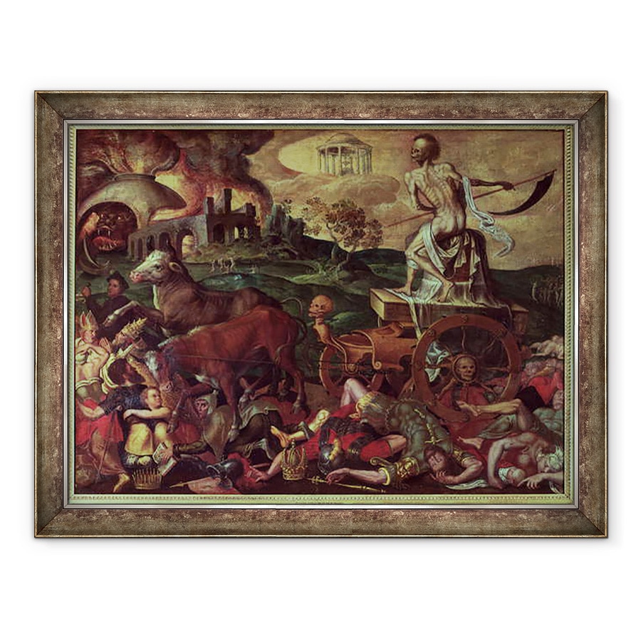 Tablou inramat - Antoine Caron - Triumful Mortii, 60 x 80 cm