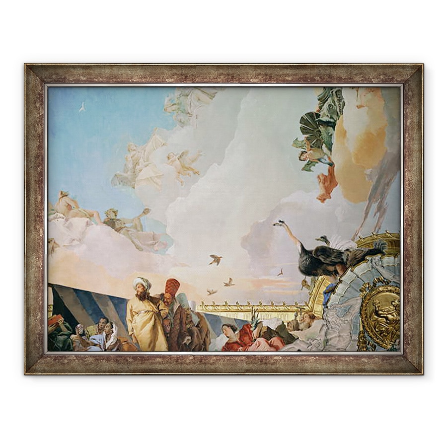Tablou inramat - Giovanni Battista Tiepolo - Gloria Spaniei III, din tavanul camerei tronului, 60 x 80 cm