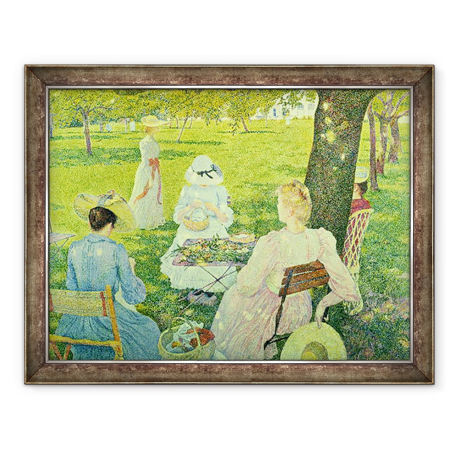 Tablou inramat - Theo van Rysselberghe - Familie in Livada, 60 x 80 cm