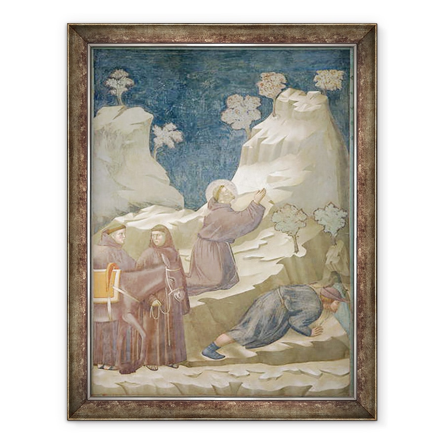 Tablou inramat - Giotto di Bondone - Miracolul Primaverii, 60 x 80 cm