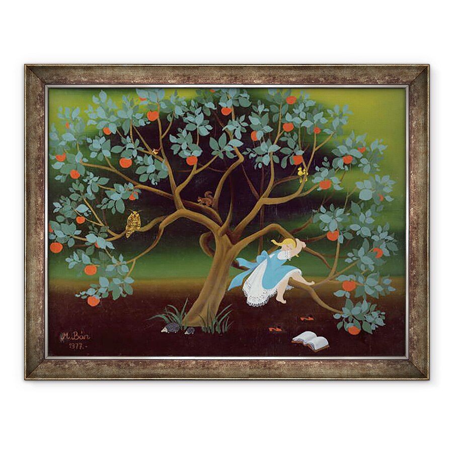 Tablou inramat - Magdolna Ban - Fetita pe copacul viselor, 60 x 80 cm