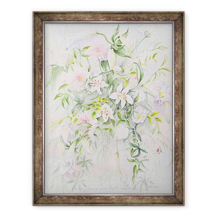 Tablou inramat - Alison Cooper - Flori de nunta pentru Louisa si Robert, 60 x 80 cm