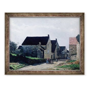 Tablou inramat - Alfred Sisley - Femeile merg in padure, 60 x 80 cm Tablou inramat - Alfred Sisley - Femeile merg in padure, 60 x 80 cm