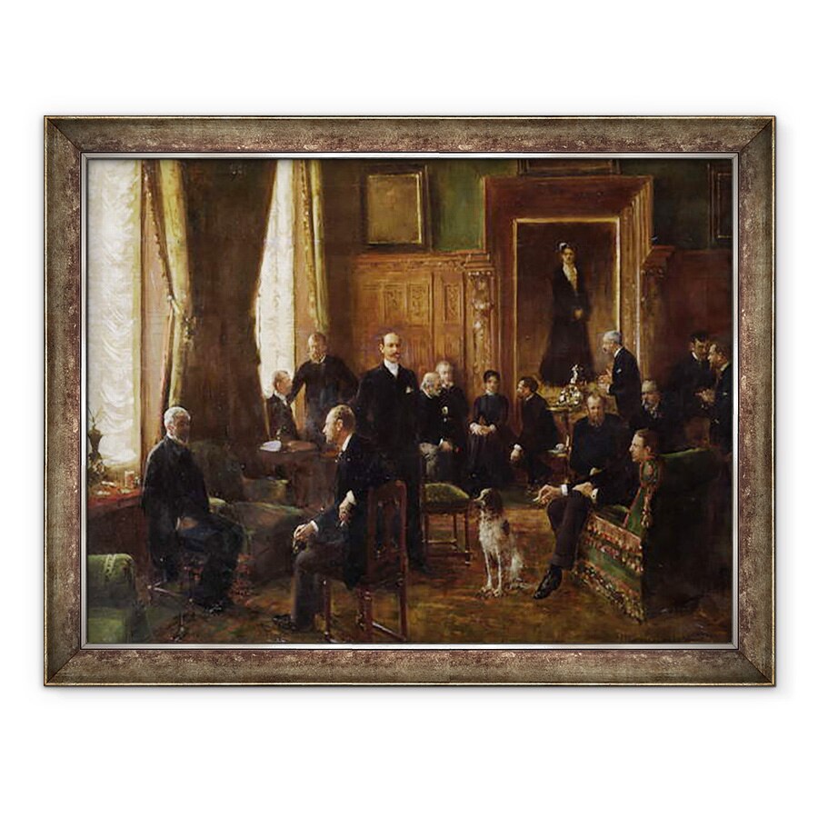 Tablou inramat - Jean Beraud - Salonul contesei Potocka, 60 x 80 cm
