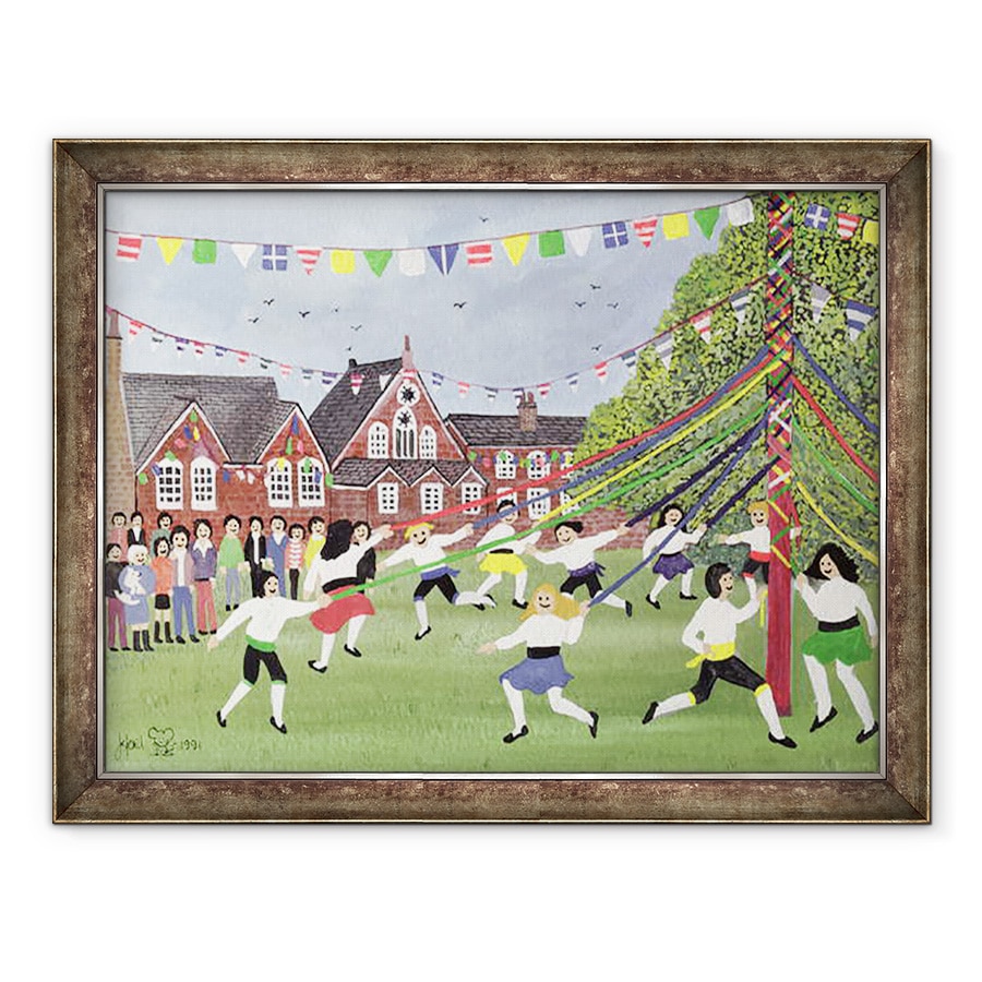 Tablou inramat - Judy Joel - Maypole Dans, 60 x 80 cm