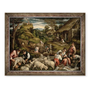 Tablou inramat - Francesco Bassano - Vara, 1576, 60 x 80 cm Tablou inramat - Francesco Bassano - Vara, 1576, 60 x 80 cm
