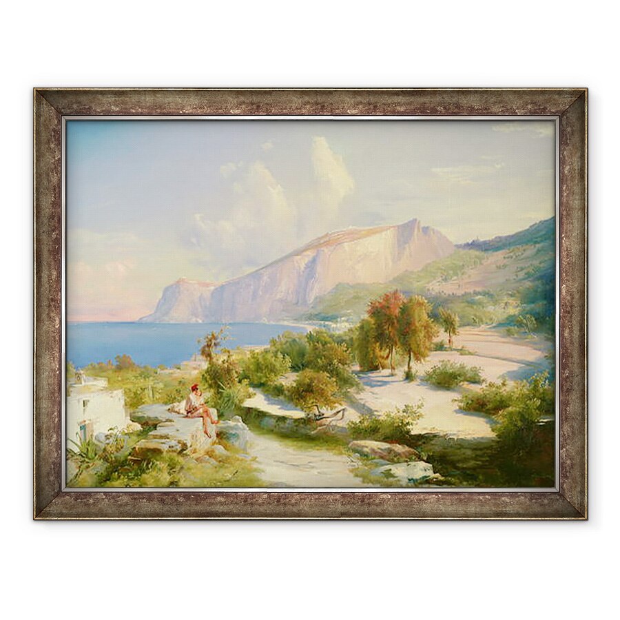 Tablou inramat - Karl Blechen - Marina Grande, Capri, 60 x 80 cm