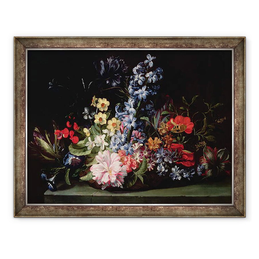 Tablou inramat - Jan van den Hecke - Cos de Flori, 60 x 80 cm