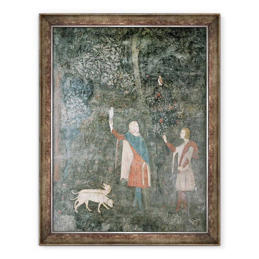 Tablou inramat - Scoala franceza - Un domn Hawking, de la Camera Cerbilor, 60 x 80 cm