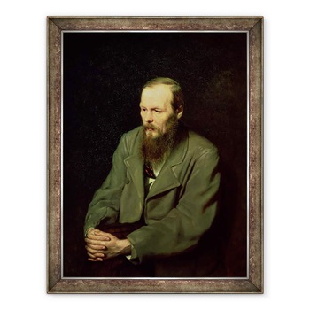 Tablou inramat - Vasili Grigorevich Perov - Portretul lui Fiodor Dostoievski 1821-81 1872, 70 x 90 cm Tablou inramat - Vasili Grigorevich Perov - Portretul lui Fiodor Dostoievski 1821-81 1872, 70 x 90 cm