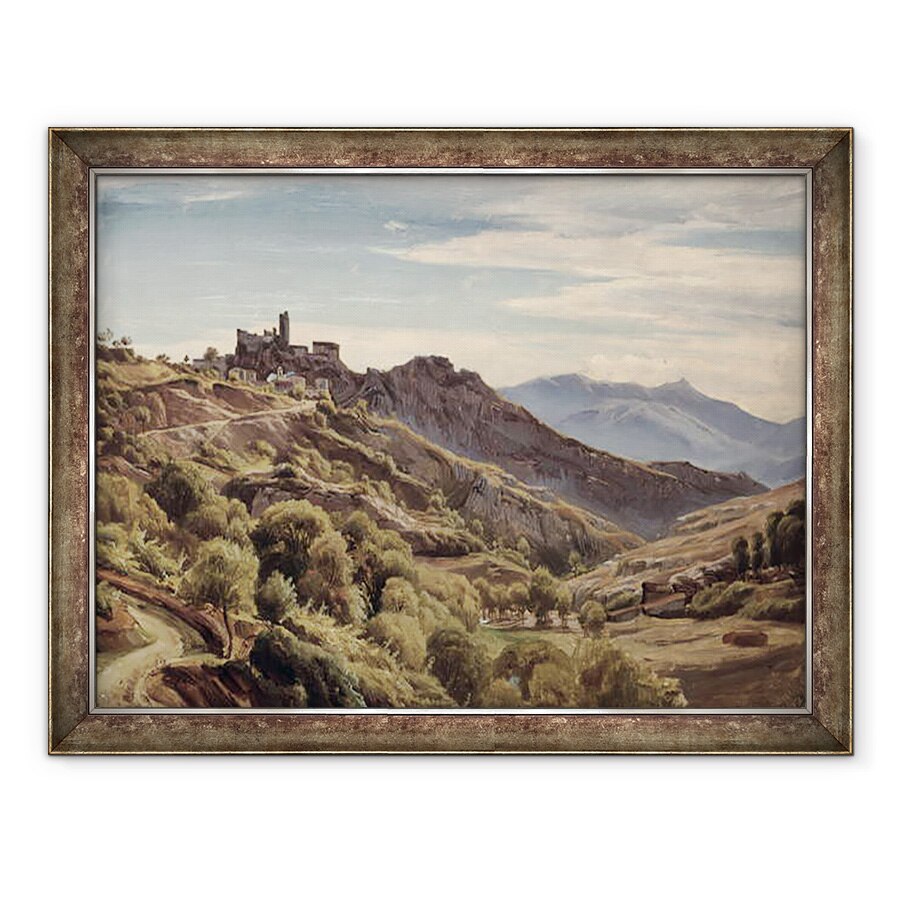 Tablou inramat - Franz Theobald Horny - Vedere de Olevano, 60 x 80 cm