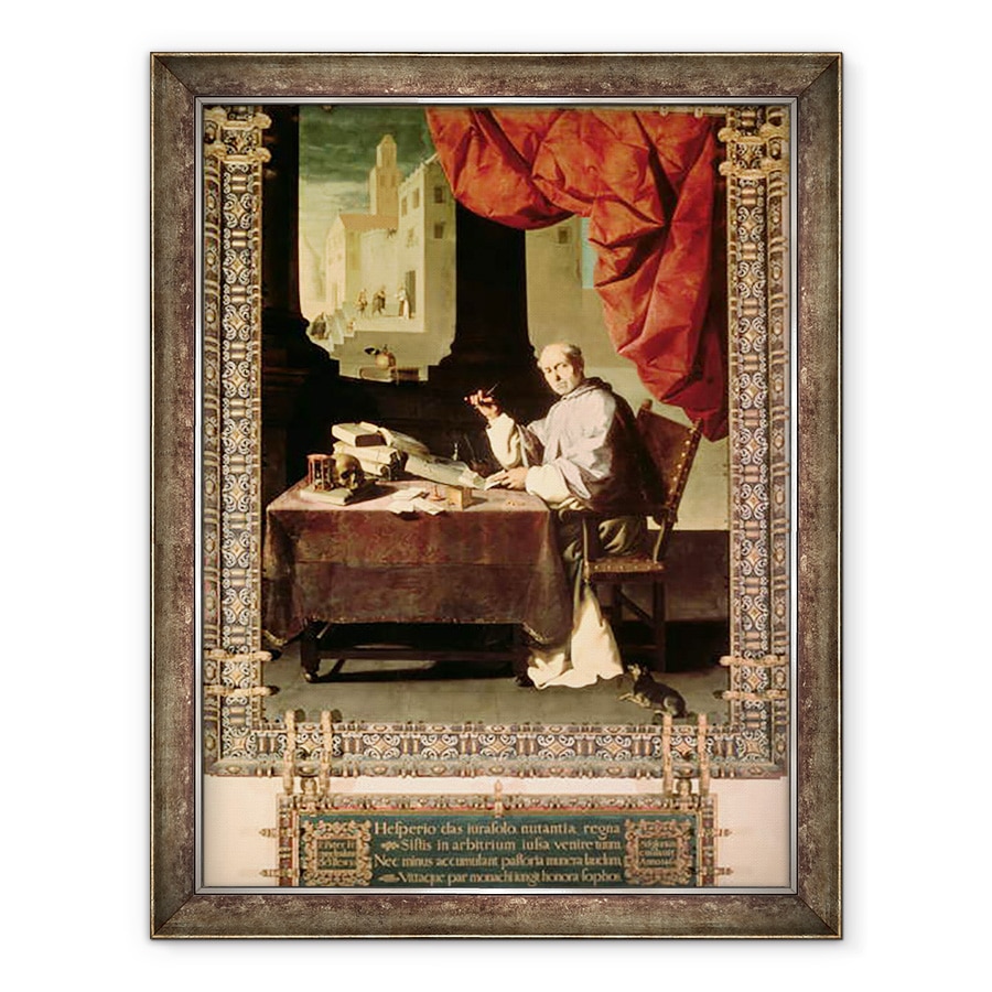 Tablou inramat - Francisco de Zurbaran - Parintele Gonzalo de Illescos, 60 x 80 cm
