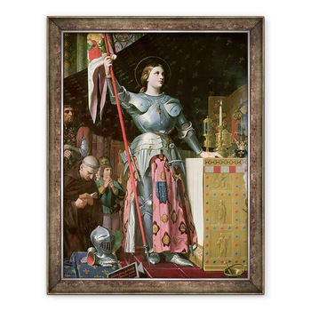 Tablou inramat - Jean Auguste Dominique Ingres - Ioana dArc 1412-31 la incoronarea regelui Carol al VII-lea 1403-61 17 iulie 1429, 60 x 80 cm Tablou inramat - Jean Auguste Dominique Ingres - Ioana dArc 1412-31 la incoronarea regelui Carol al VII-lea 1403-61 17 iulie 1429, 60 x 80 cm