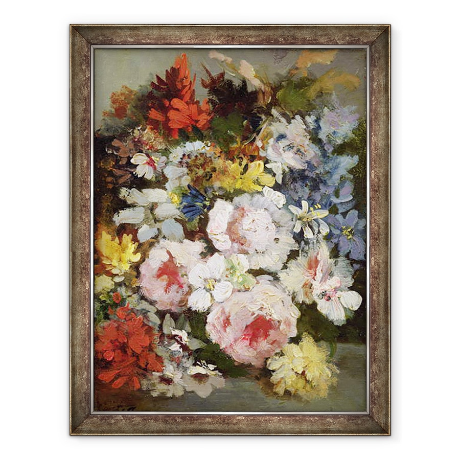 Tablou inramat - Narcisse Virgile Diaz de la Pena - Flori diverse, 70 x 90 cm