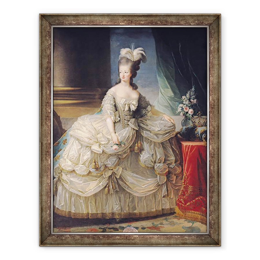 Tablou inramat - Elisabeth Louise Vigee-Lebrun - Marie Antoinette 1755-93 Regina Frantei, 70 x 90 cm