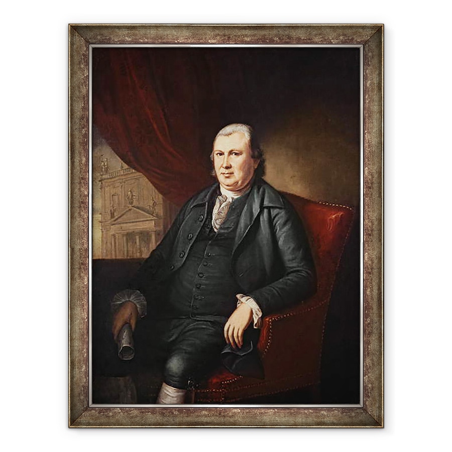 Tablou inramat - Charles Willson Peale - Robert Morris, 70 x 90 cm
