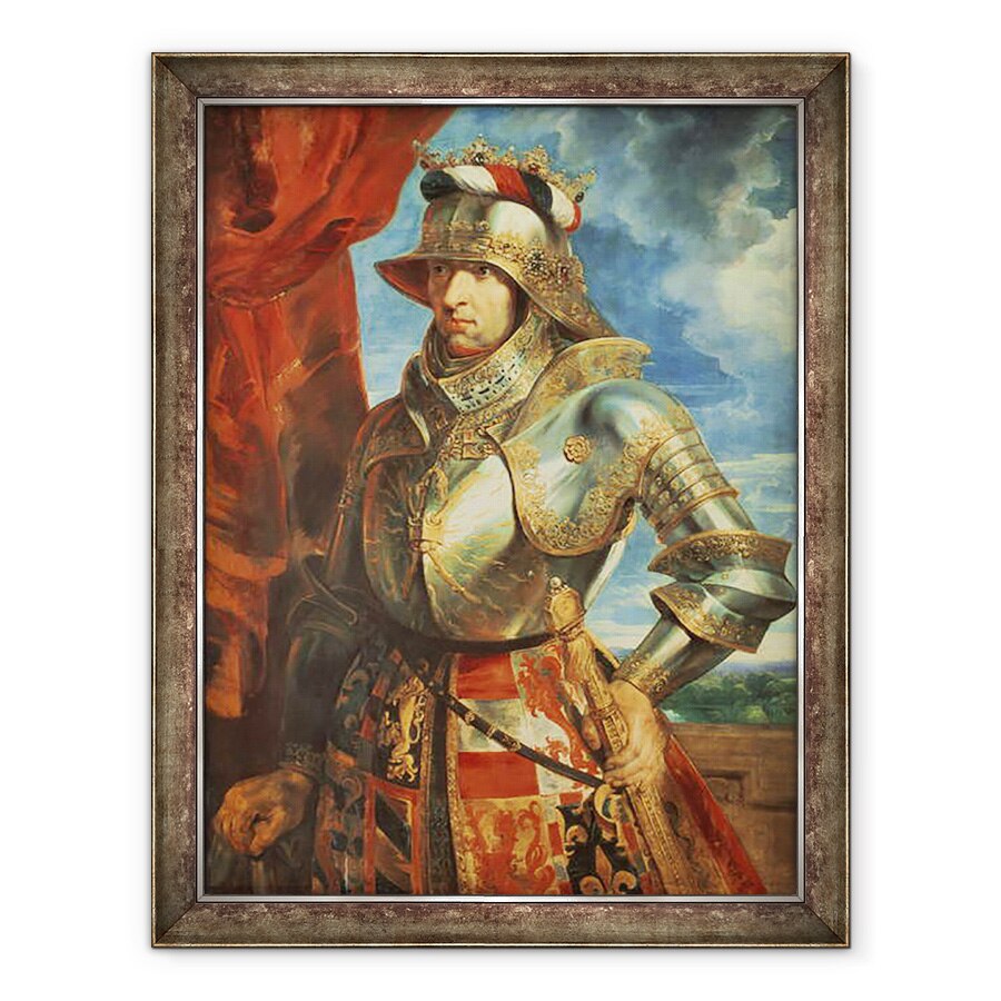 Tablou inramat - Peter Paul Rubens - Maximilian I 1459-1519, 70 x 90 cm