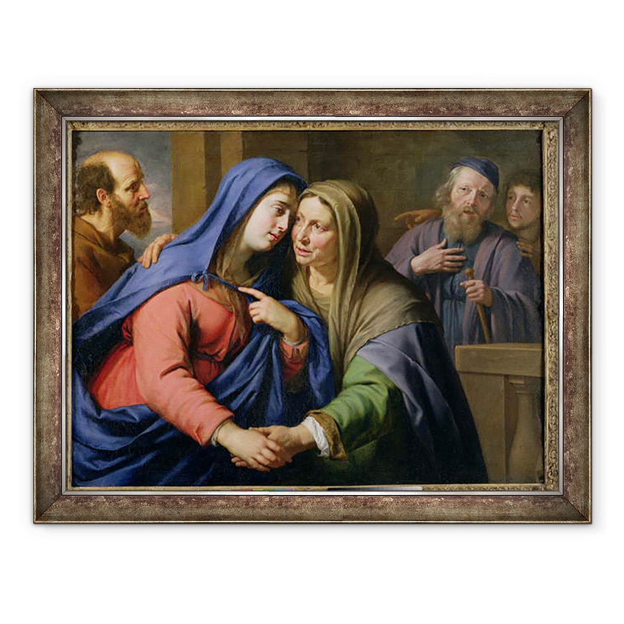 Tablou inramat - Philippe de Champaigne - Vizita, 60 x 80 cm