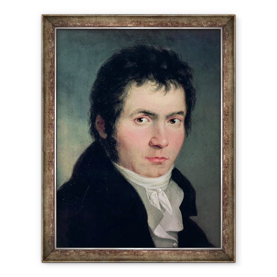 Tablou inramat - Willibrord Joseph Mahler - Ludwig van Beethoven 1770-1827, 60 x 80 cm
