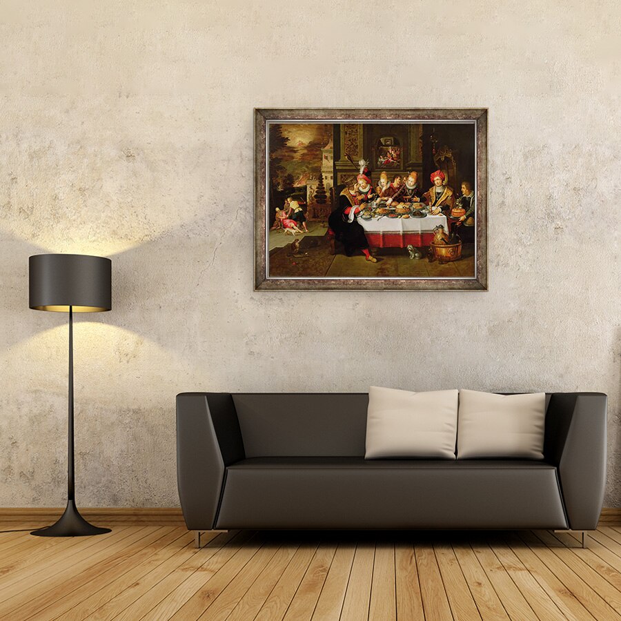 Gaspar van den Hoecke Lázár és a gazdag ember asztala XVI. Lukácsból