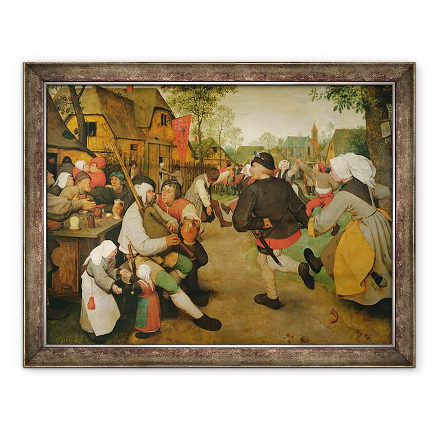 Tablou inramat - Pieter Bruegel the Elder - Dans taran, 60 x 80 cm