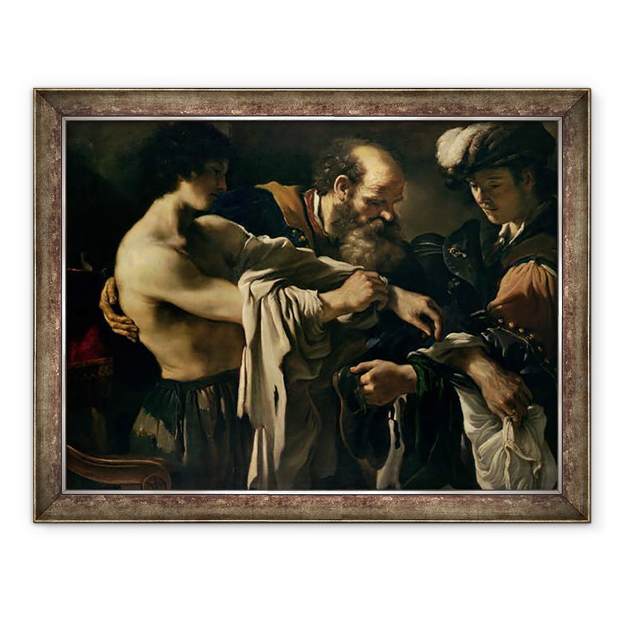 Tablou inramat - Guercino - intoarcerea Fiului risipitor, 60 x 80 cm