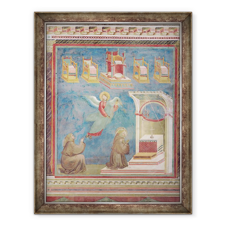 Tablou inramat - Giotto di Bondone - Viziunea Tronurilor, 60 x 80 cm