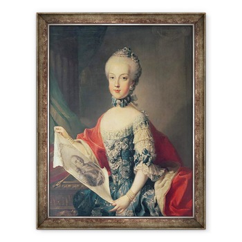 Tablou inramat - Martin II Mytens - Arhiducesa Maria Carolina 1752-1814, al treisprezecelea copil al Mariei Tereza a Austriei 1717-80, sotia lui Ferdinand I 1751-1825, 60 x 80 cm Tablou inramat - Martin II Mytens - Arhiducesa Maria Carolina 1752-1814, al treisprezecelea copil al Mariei Tereza a Austriei 1717-80, sotia lui Ferdinand I 1751-1825, 60 x 80 cm