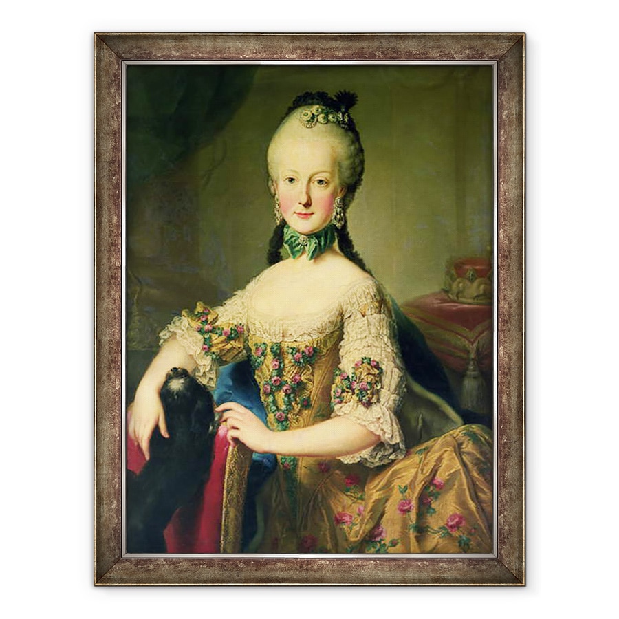 Tablou inramat - Martin II Mytens - Arhiducesa Maria Elisabeth Habsburg-Lothringen 1743-1808, 60 x 80 cm