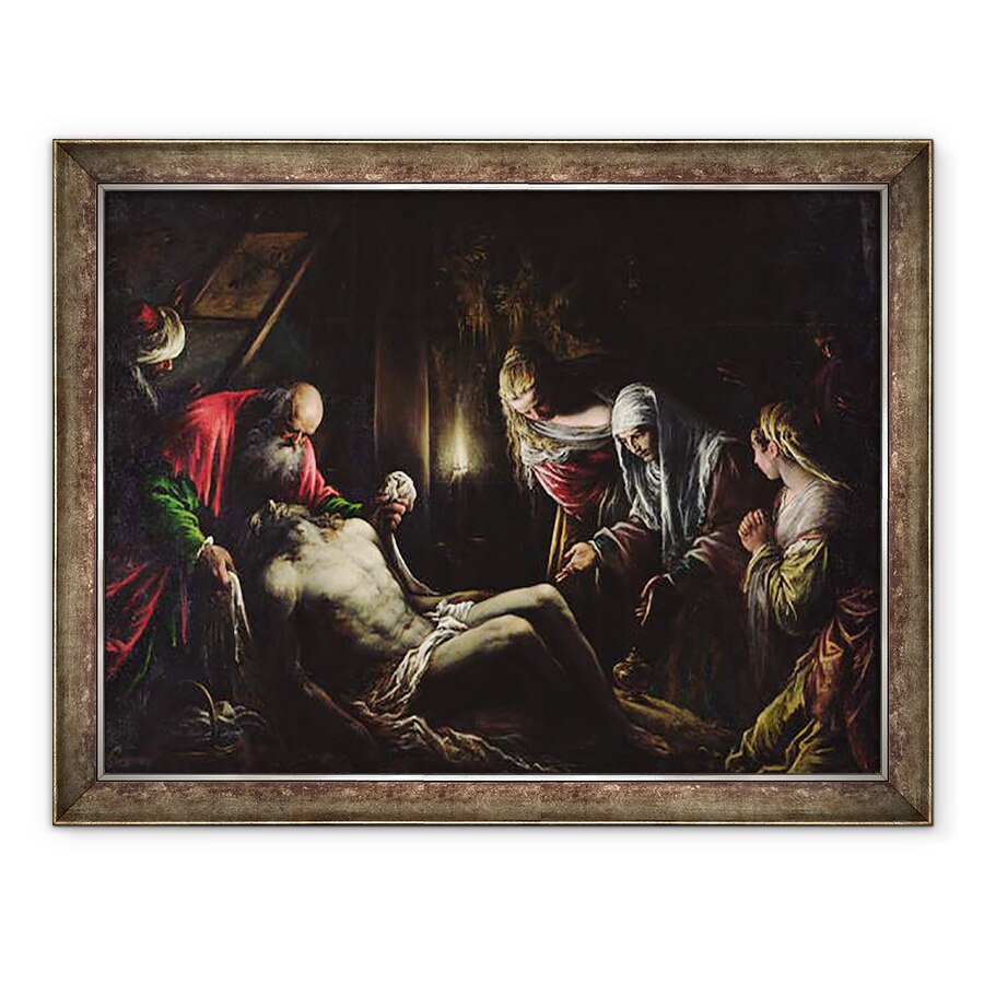 Tablou inramat - Jacopo Bassano - Depozitia, 60 x 80 cm