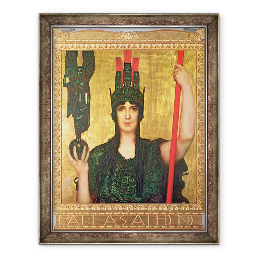 Tablou inramat - Franz von Stuck - Pallas Athena, 60 x 80 cm