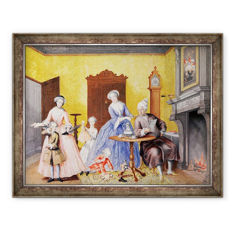 Tablou inramat - Arhiducele de Austria Maria Christine - Craciunul in gospodaria regala a imparatesei Maria Tereza, 70 x 90 cm
