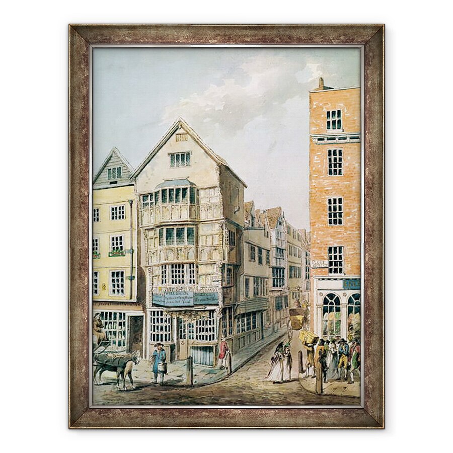 Tablou inramat - William Alexander - Coltul strazii Fleet si Chancery Lane, 60 x 80 cm