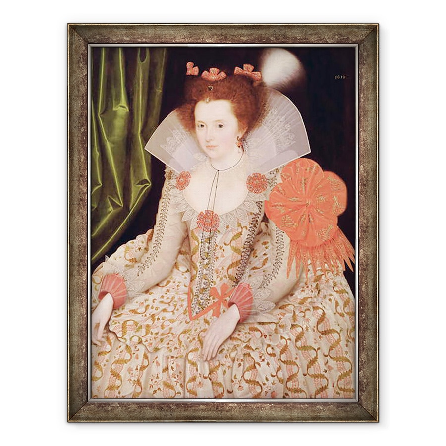 Tablou inramat - Marcus Gheeraerts - Printesa Elisabeta, fiica lui James I, 60 x 80 cm