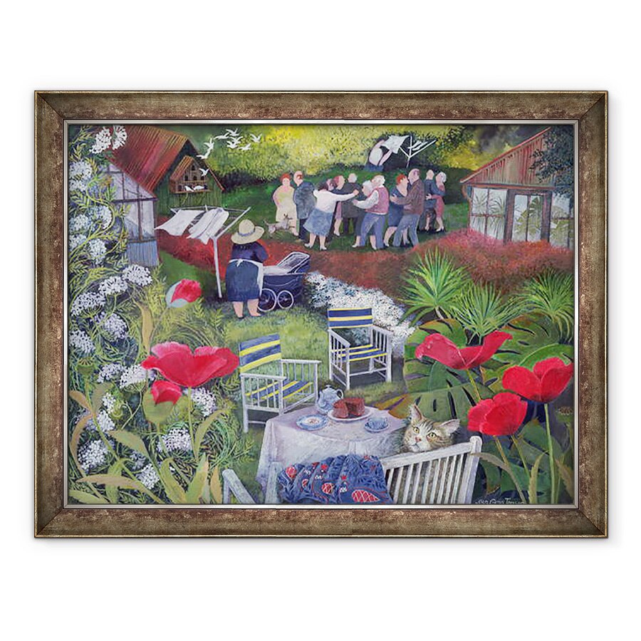 Tablou inramat - Lisa Graa Jensen - Petrecere de paza a, 60 x 80 cm