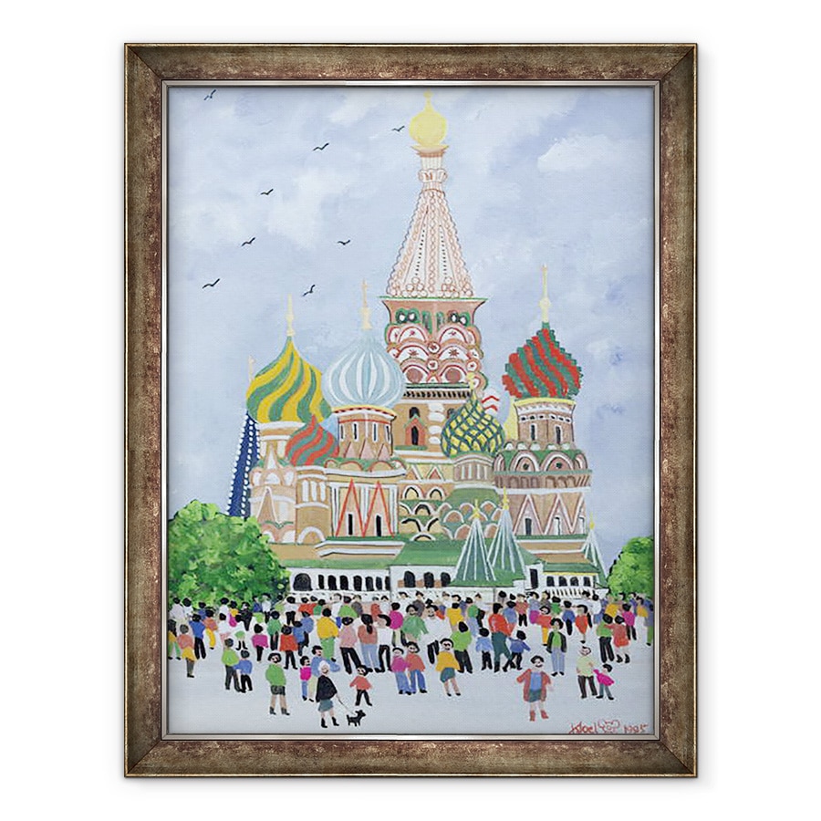 Tablou inramat - Judy Joel - Catedrala Sfantul Vasile, Piata Rosie, 60 x 80 cm