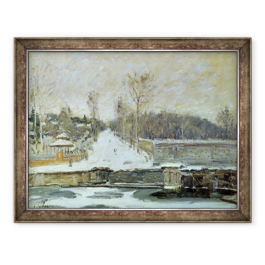 Tablou inramat - Alfred Sisley - Locul de udare de la Marly-le-Roi, 60 x 80 cm
