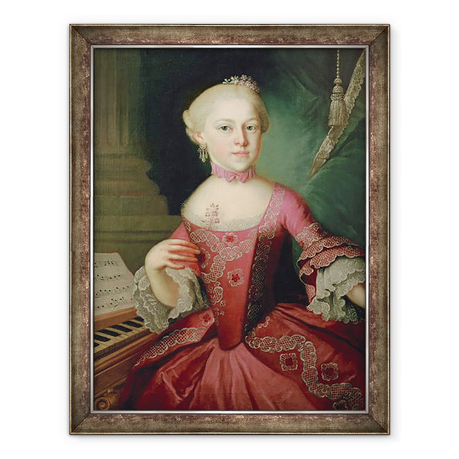 Tablou inramat - Peter Anton Lorenzoni - Maria-Anna Mozart, 60 x 80 cm