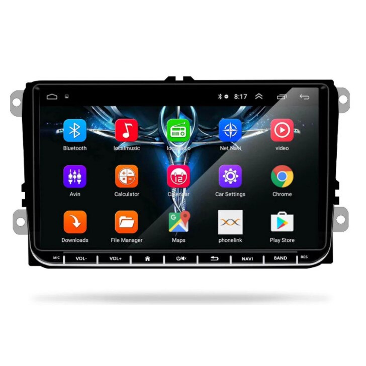 Navigatie Dedicata Android 9 GPS Pentru Volkswagen VW Passat B6, B7, Golf 5, Golf 6, Touran, Tiguan, Polo, Jetta, Caddy, EOS, T5, Sharan, Amarok, Skoda Fabia, Octavia 2, Superb, Yeti, Roomster, Rapid, Seat Altea, Leon, Alhambra, Toledo
