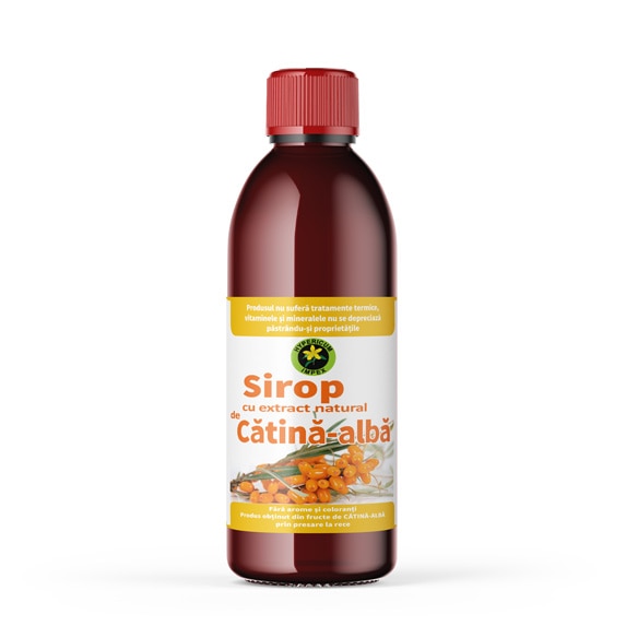 Sirop cu extract natural de de catina alba , 500ml